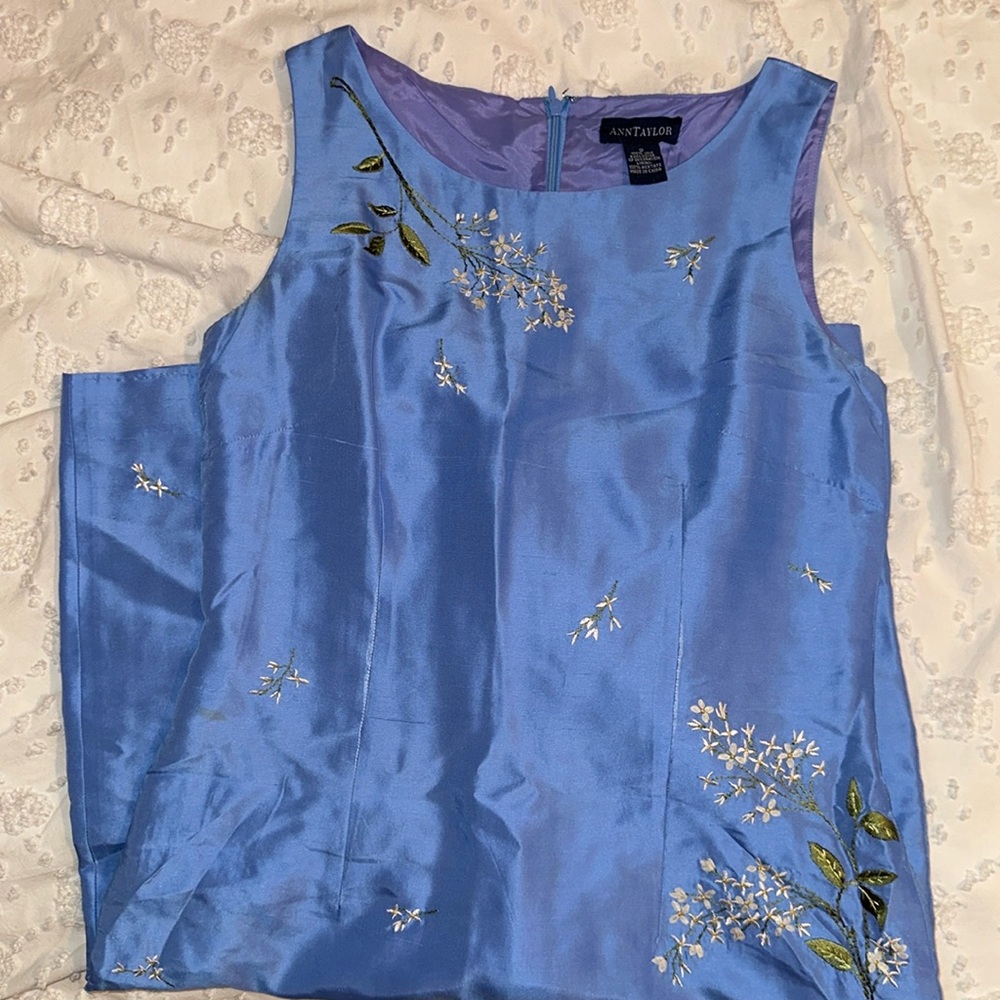 Ann Taylor light blue classic dress.